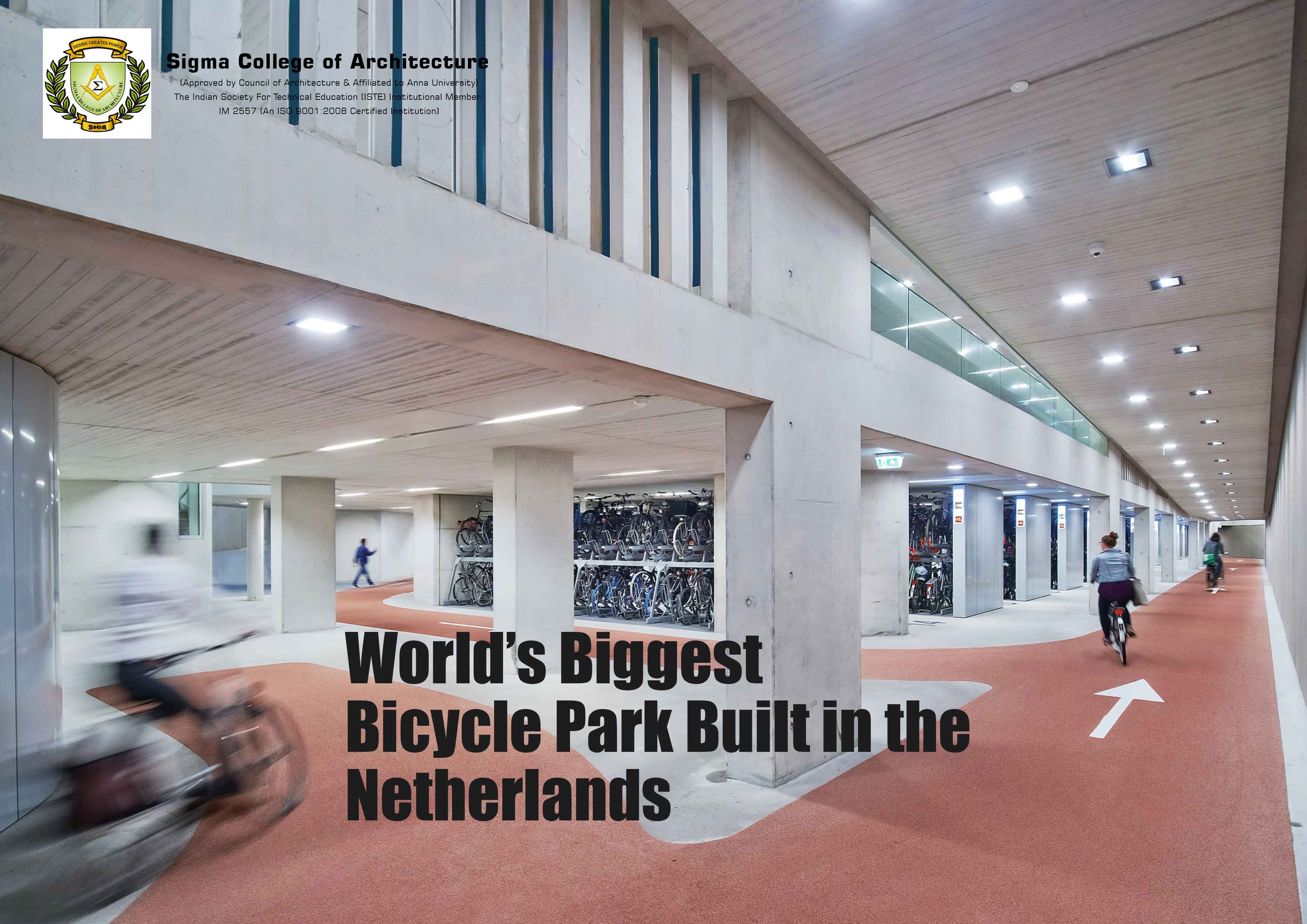 World’s Biggest Bicycle Park Built in the Netherlands